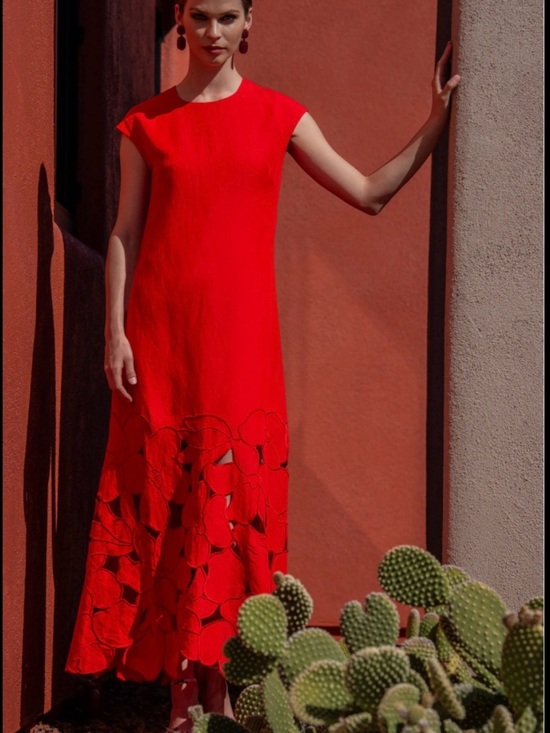Sachin + Babi Dresses & Skirts - SACHIN & BABI Sabette Maxi Dress size 0 cherry cutout shirt dress.